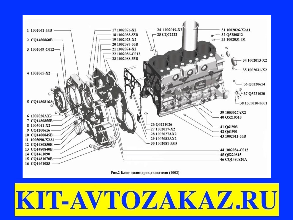 Каталог схемы двигателей BAW FENIX CA4DC2-10E3 CA4DC2-12E3