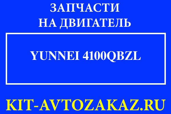 Yunnei 4100QBZL запчасти для двигателя